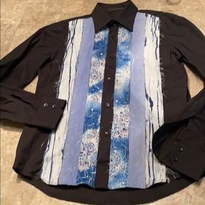 Threaded Fashion Shirt made in Italy-Slim Fit